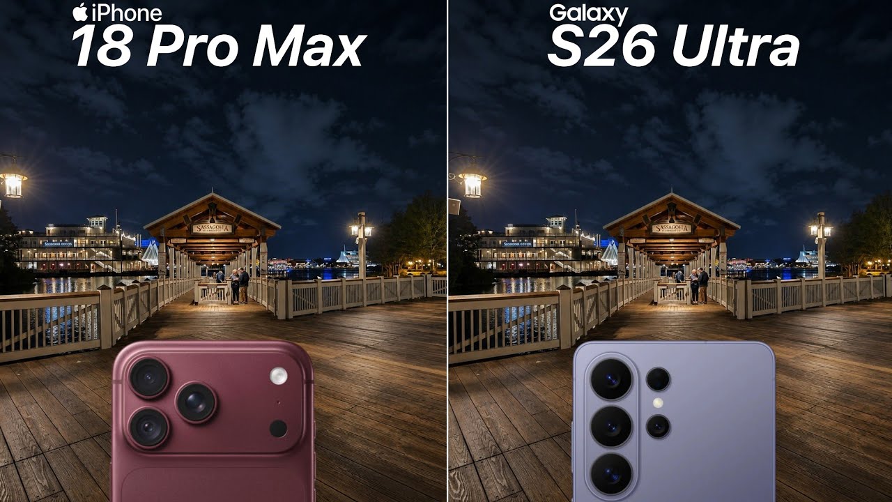 Тест-сравнение камер iPhone 18 Pro Max и Samsung Galaxy S26 Ultra