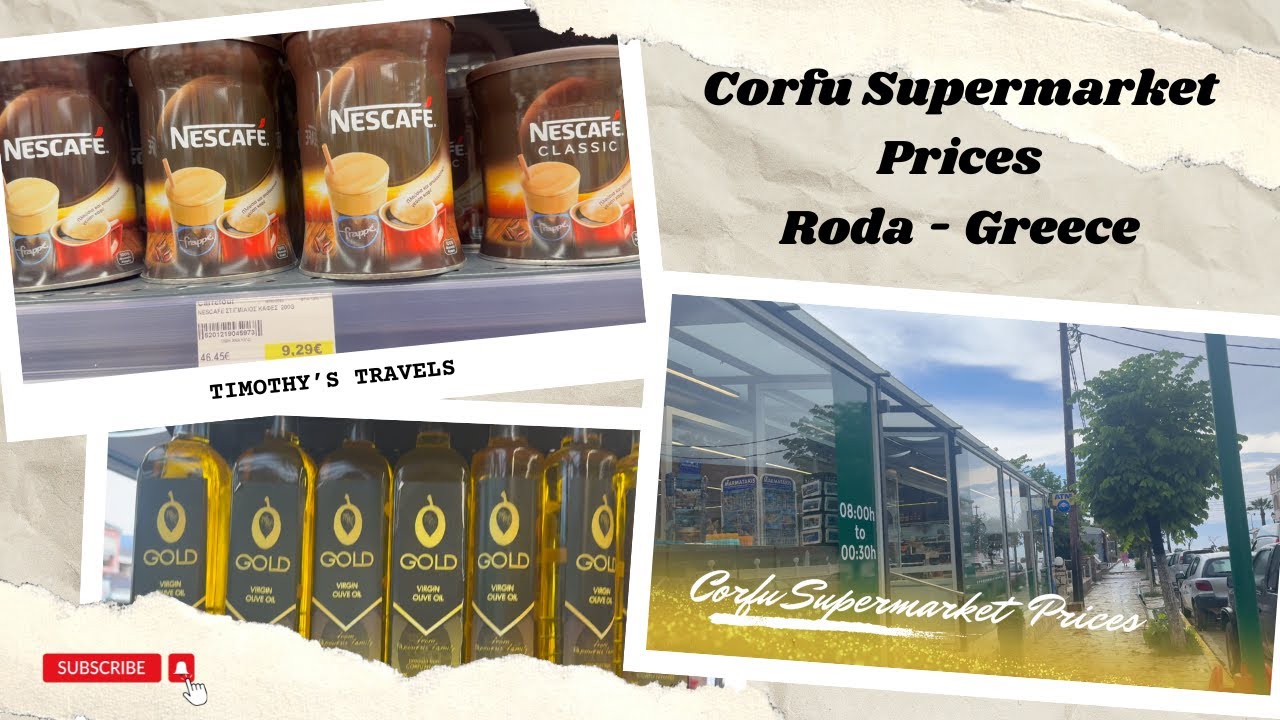 We Found The CHEAPEST Grocery Prices in Corfu