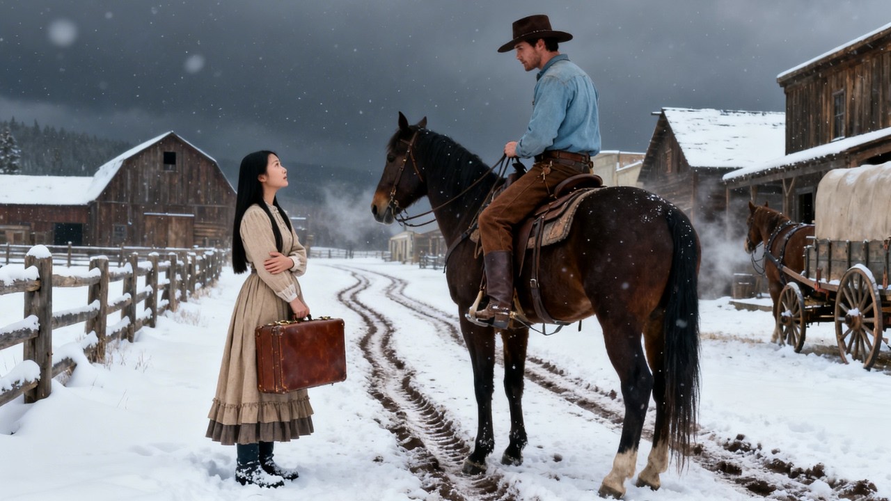 Lone Rancher Found an Abandoned Chinese Bride in the Storm — Not Knowing Hope Was All She Had Left