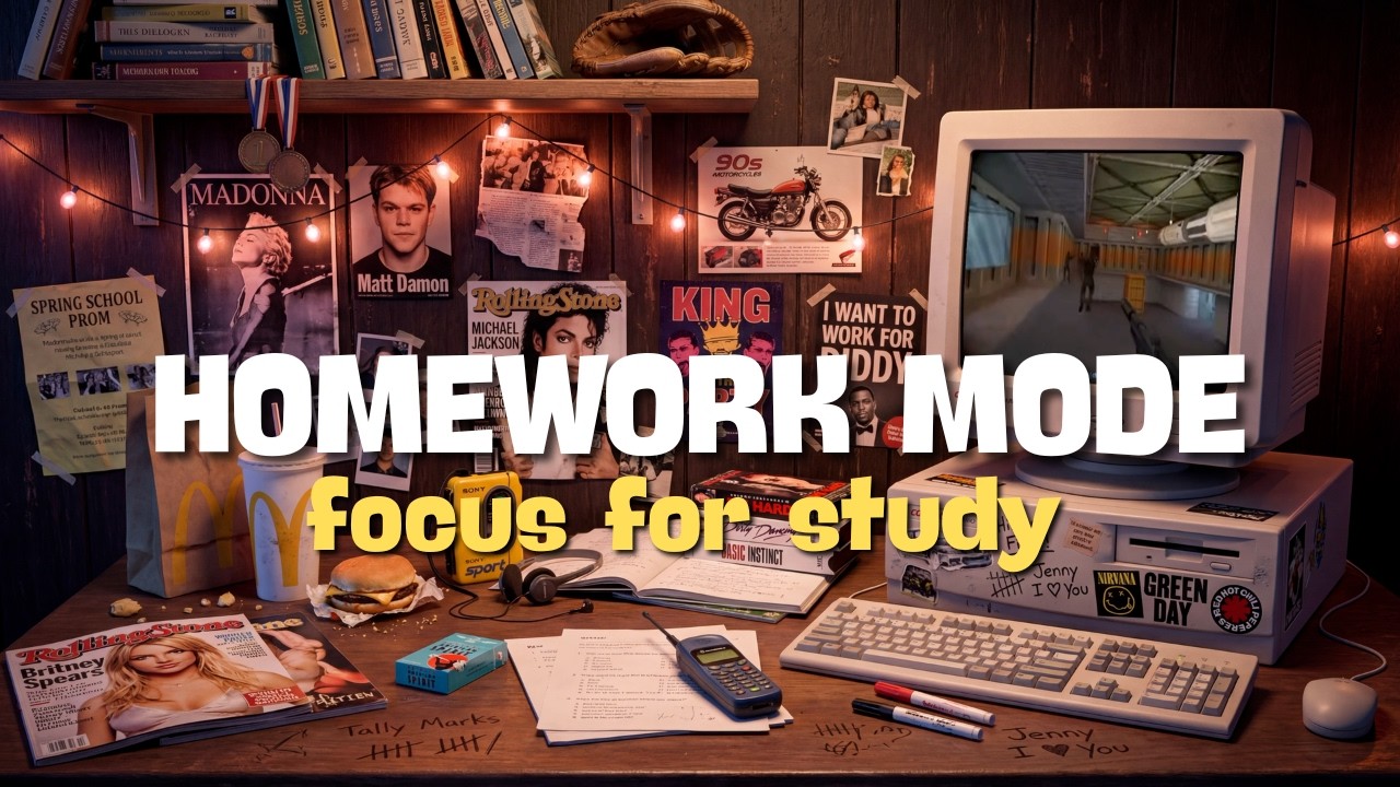 Synthwave Focus Music for Work | Late Night Gaming Room (CS Vibes)