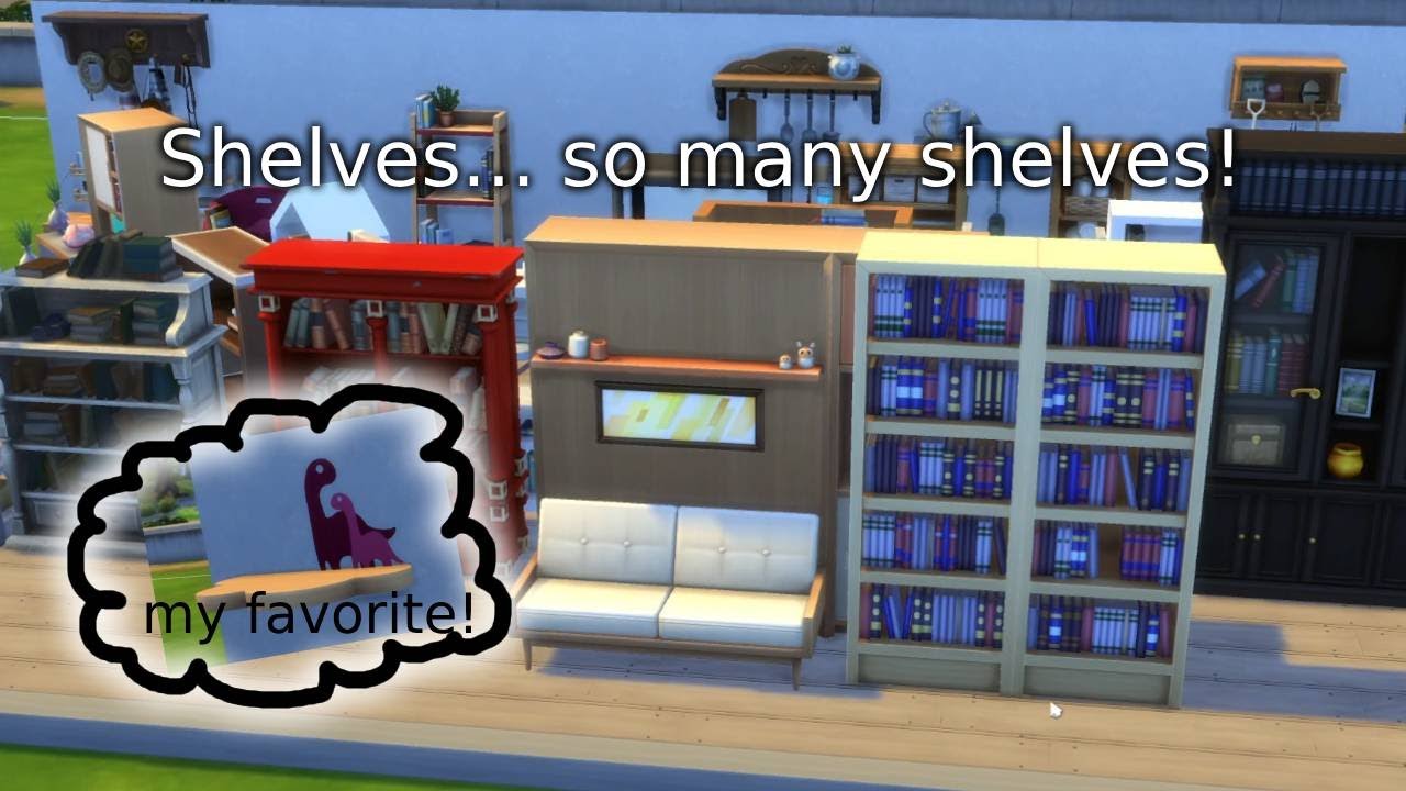 Ranking Every Shelf I Own in The Sims 4