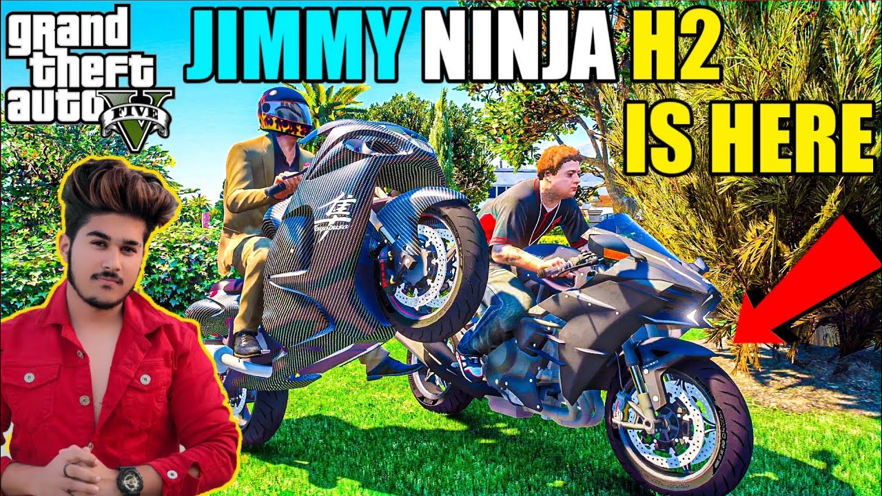GTA 5: НАКОНЕЦ-ТО ДЖИММИ КУПИЛ НОВЫЙ NINJA H2 ИЗ ШОУ-РУМА ФРАНКЛИНА 🔥