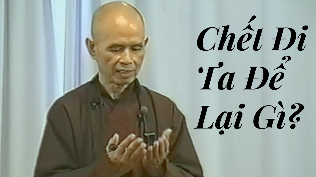 Ta Sẽ Để Lại Gì Cho Đời | TS Thích Nhất Hạnh(16-07-2003, Xóm Thượng, Làng Mai)