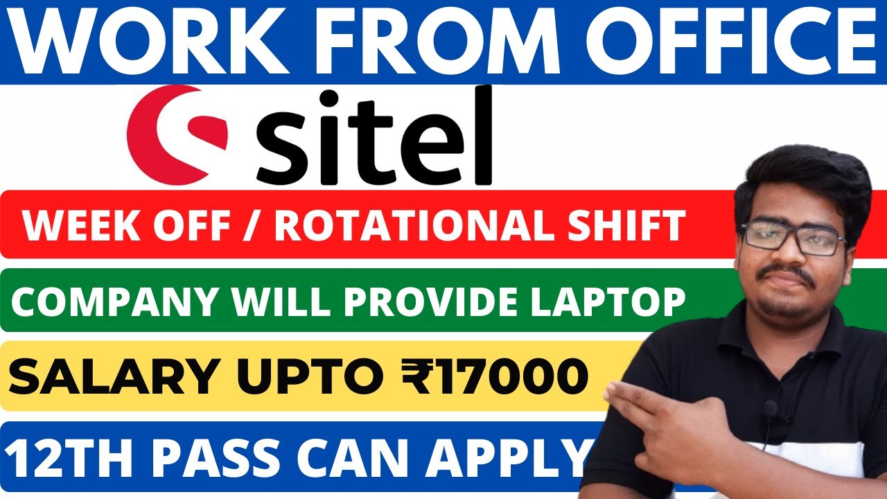 Sitel jobs | Work from home jobs | Sitel work from home job | 12th pass jobs | Sitel jobs 2022