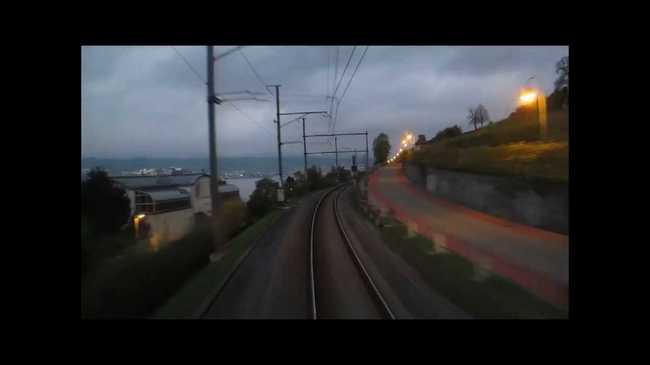 S6 Meilen - Zürich, Führerstandsfahrt im DPZ