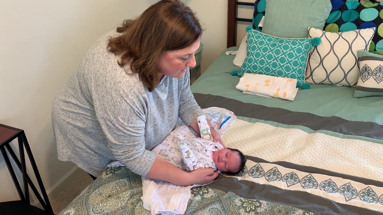 How to swaddle with a Halo Sleep Sack Swaddle