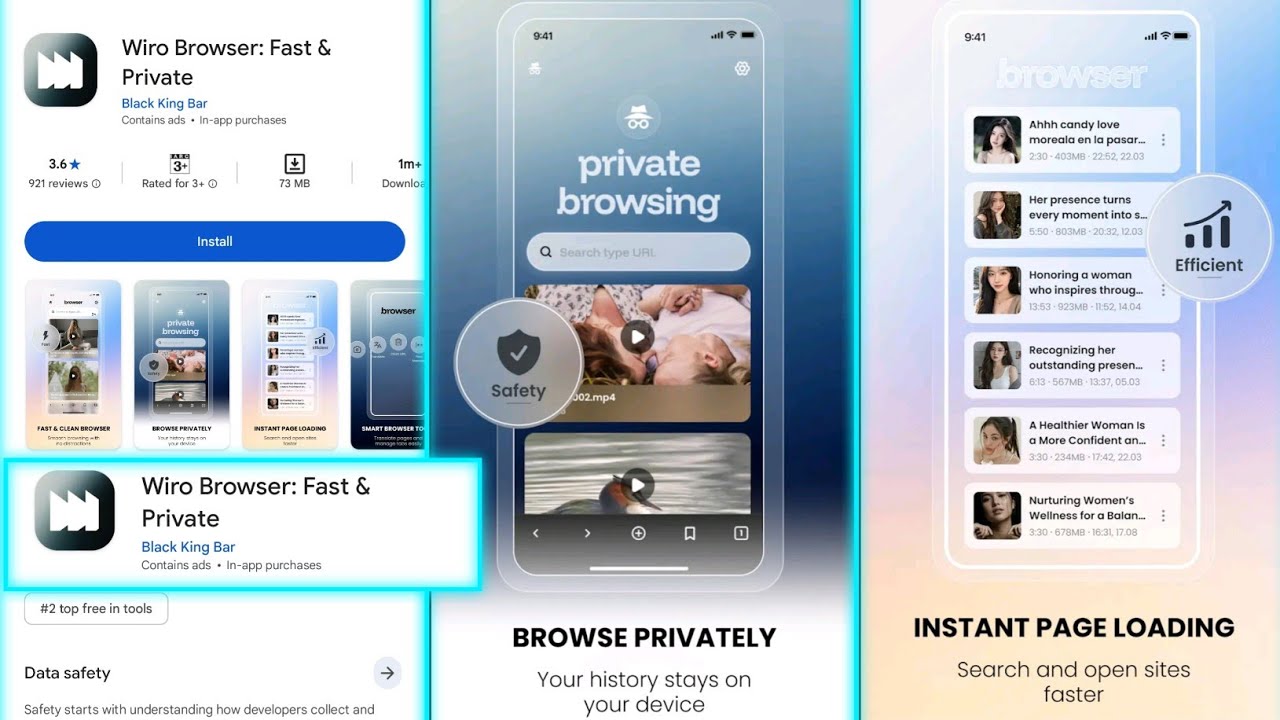 Wiro Browser: Fast & Private App Review || how to use Wiro Browser