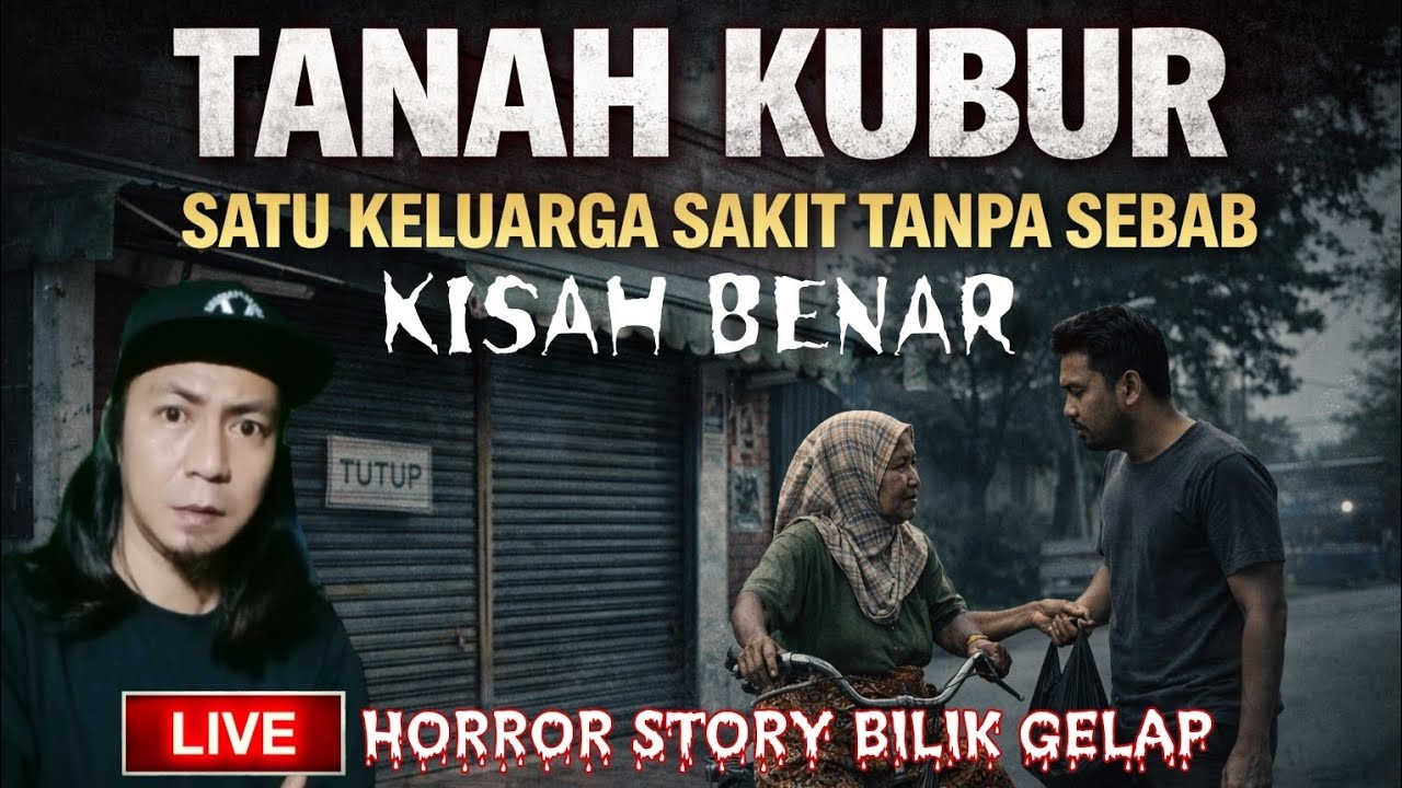 KEDAI SAYA MELINGKUP | TANAH KUBUR | #kisahbenar #livehorrorstory #bilikgelapofficial #kisahseram