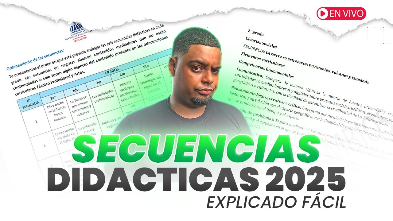 🟢EN VIVO - Te explico las Secuencias Didácticas 2025 | Lo que debes SABER