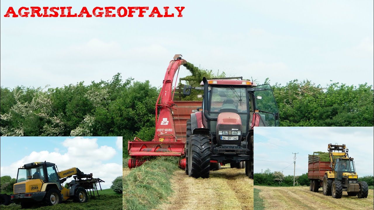(HD) O'Brien's JF FCT 1050 picking up silage #Silage2014 #GoPro