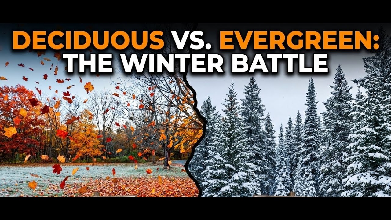 Deciduous vs. Evergreen: The Winter Battle