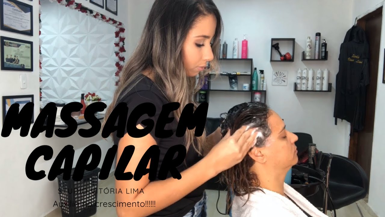 MASSAGEM CAPILAR QUE AUXILIA NO CRESCIMENTO!
