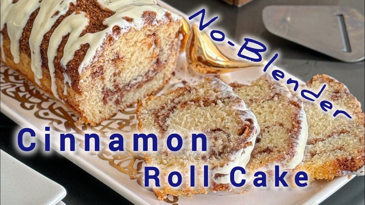 Cinnamon Roll Cake with a Crunchy Cinnamon Sugar Crust