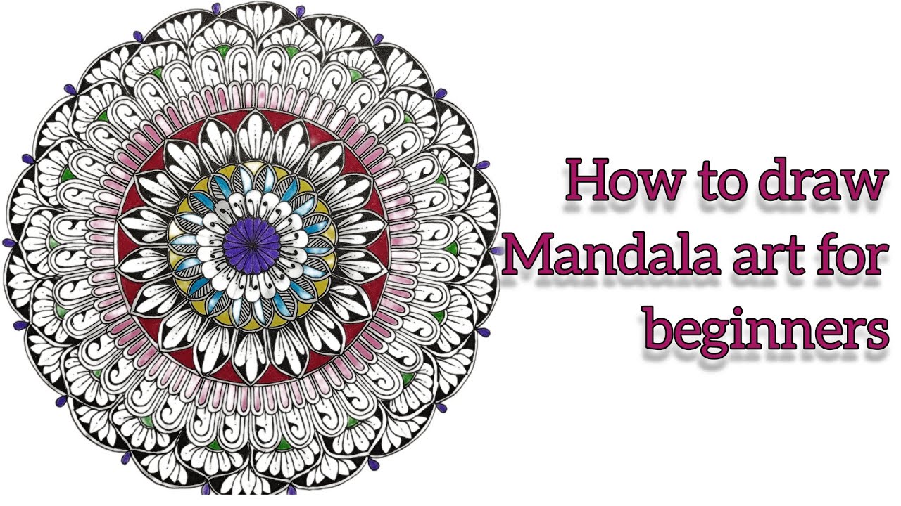 How to draw mandala art. How to draw mandala art step by step. Easy mandala art. #mandalatutorial 