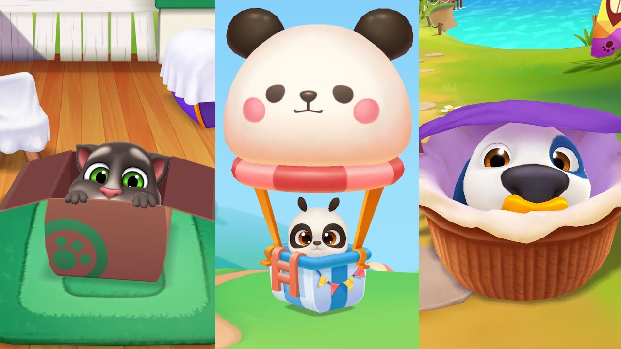 My Talking Tom 2 Vs My Talking Tom Panda 2 Vs My Talking Hank