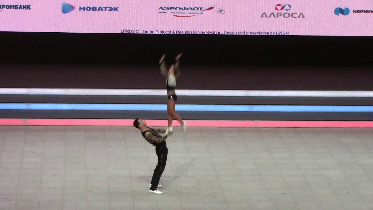 SAMOYLOV Konstantin   GUSAROVA Anastasia Final acro Main Class Free Style