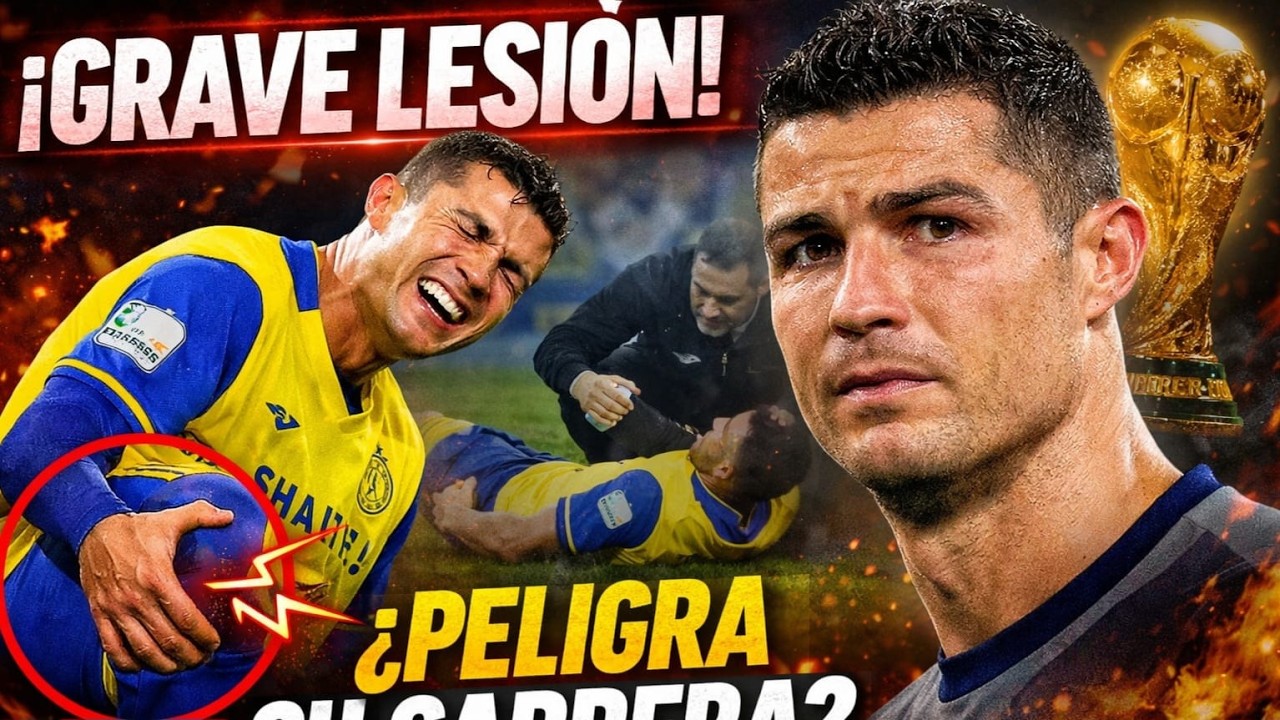 ¡CRISTIANO RONALDO EN PROBLEMAS!  LA LESION QUE PODRIA CAMBIAR SU FUTURO