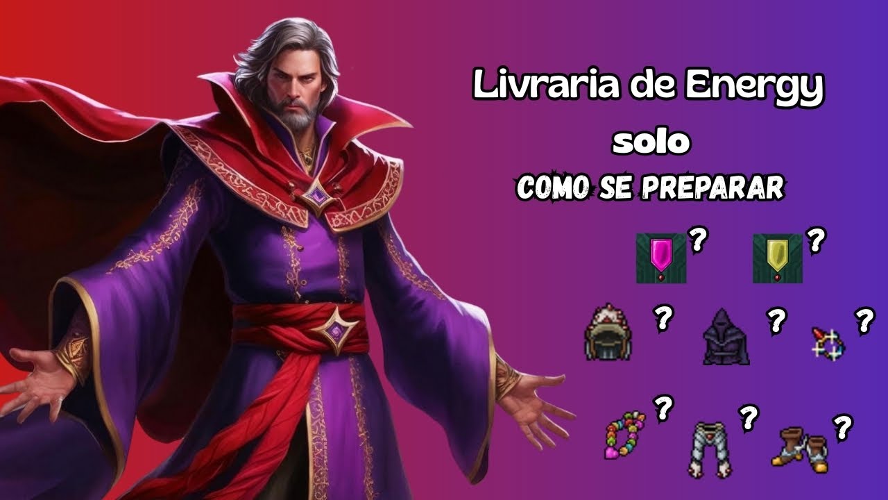 Detonado hunts Rubinot - Livraria de Energy - o que levar para a hunt