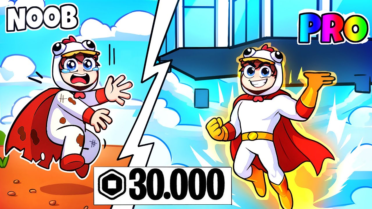Dépenser 30.000 ROBUX pour le MEILLEUR SUPER HÉROS de TOUT Roblox ! Je Quitte la TERRE !