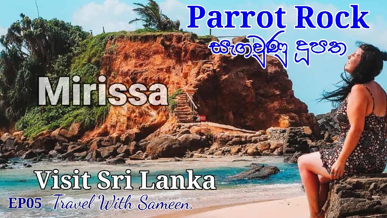 Parrot Rock Mirissa |  Mirissa Sri Lanka | Beautiful sri lanka 🇱🇰 | cinematic travel video | මිරිස්ස