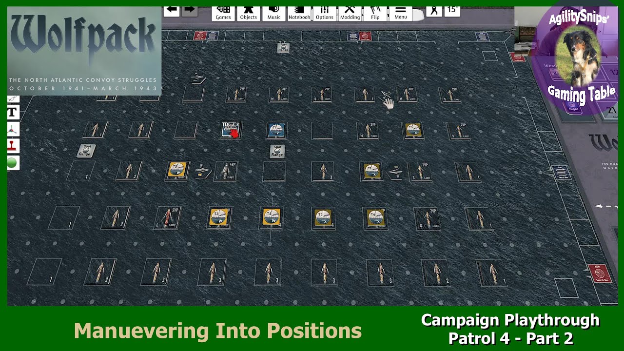 Maneuvering Into Position - Patrol 4 Part 2 - Wolfpack - GMT Games