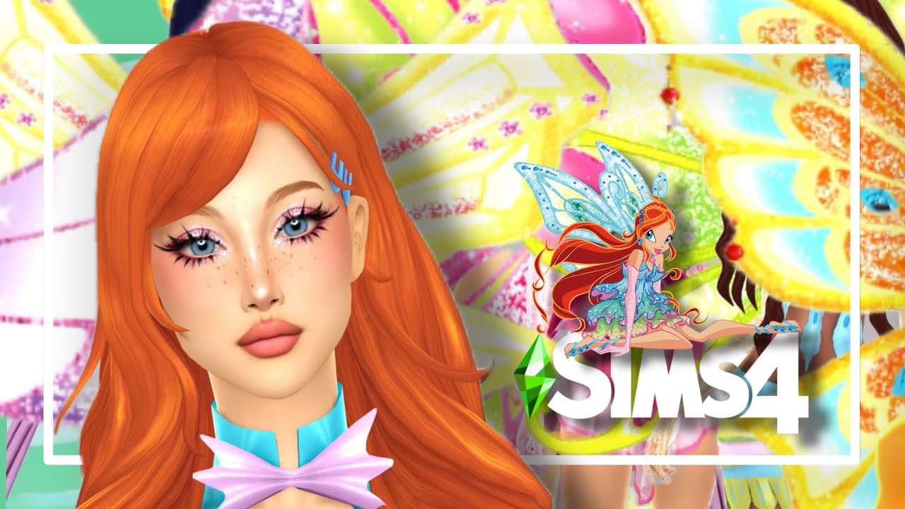 The sims 4 Cas: Winx club Enchantix transformation