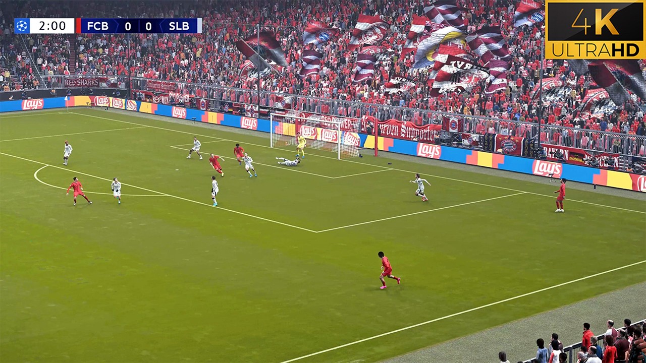 4K | PES 2025 Ultra Realism Sound and Graphics Mods | Bayern Munich vs Benfica|UEFA Champions League