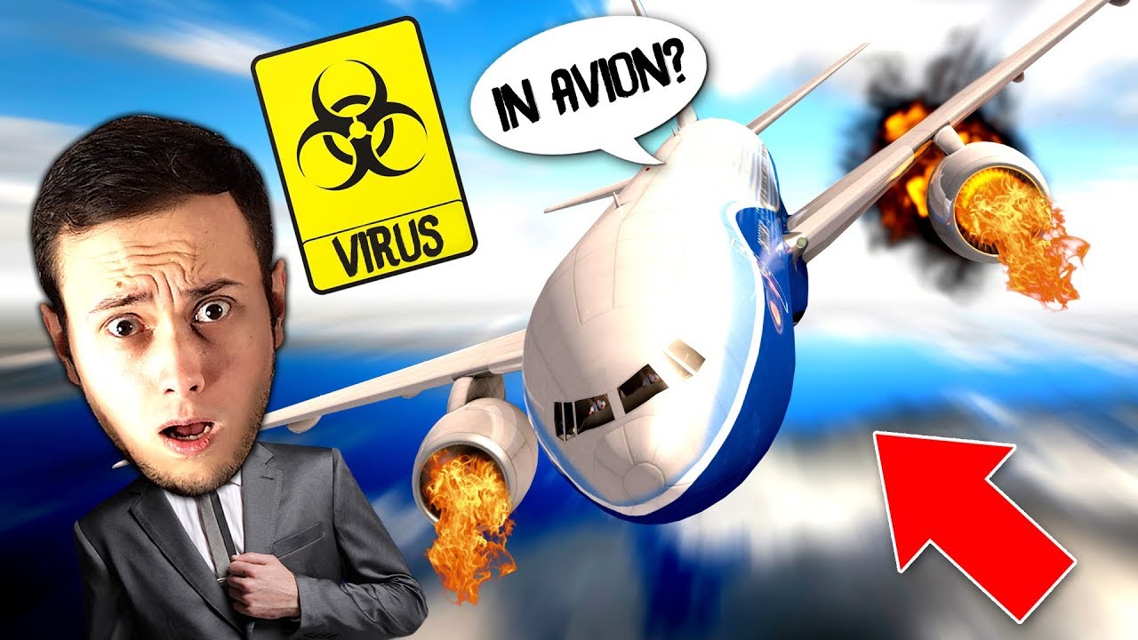 VIRUSUL e pe AVION ! Fugiti sau Stati ?