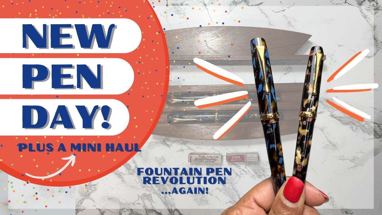 I’m Hooked! | #NewPenDay FPR Rialto w/ Steel Flex Nib