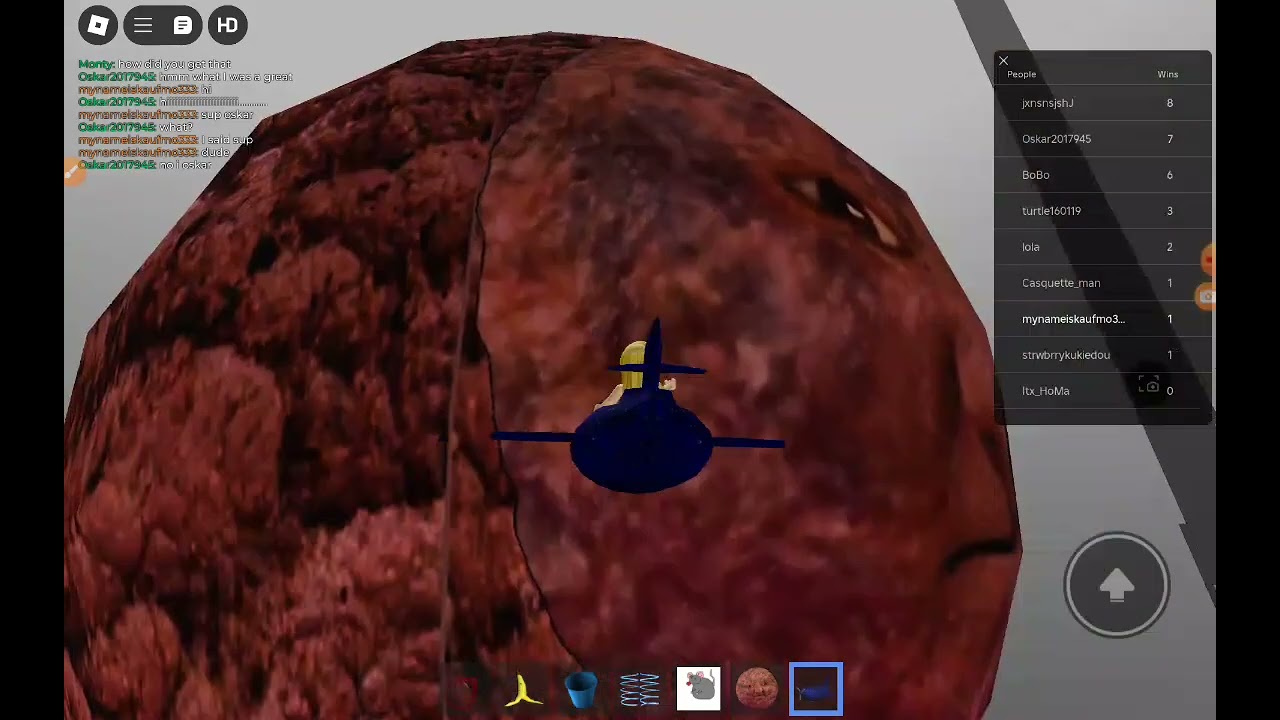 playing the meatball man on ROBLOX because I was too late