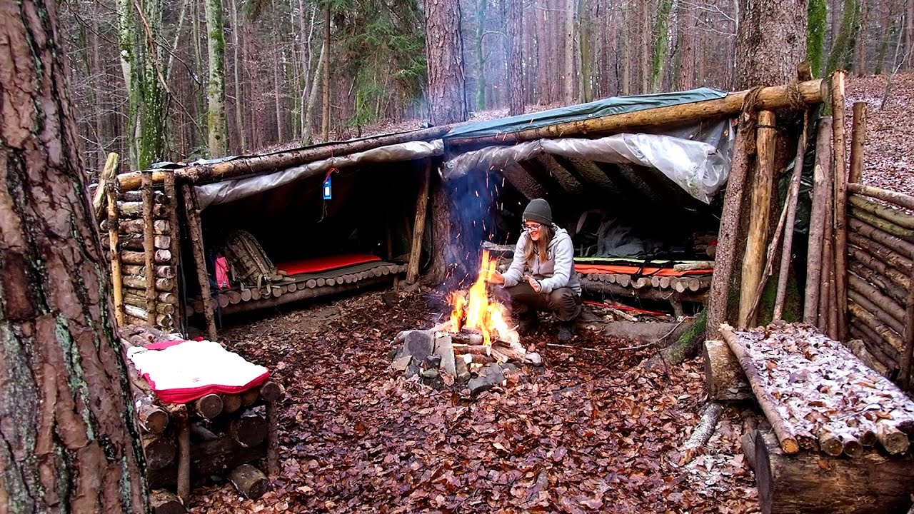 Overnighter in my Super Shelter (Winter Edition)