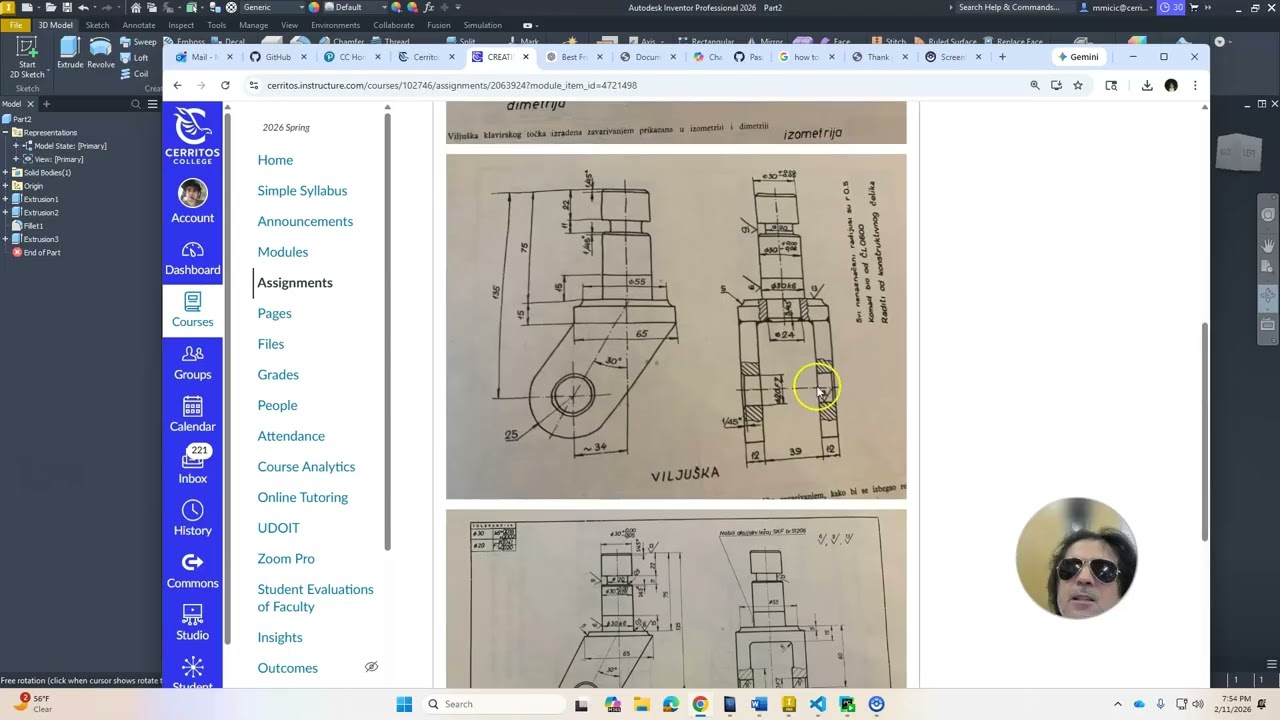 Autodesk Inventor tutorial: Making Complex Parts From Simple Features