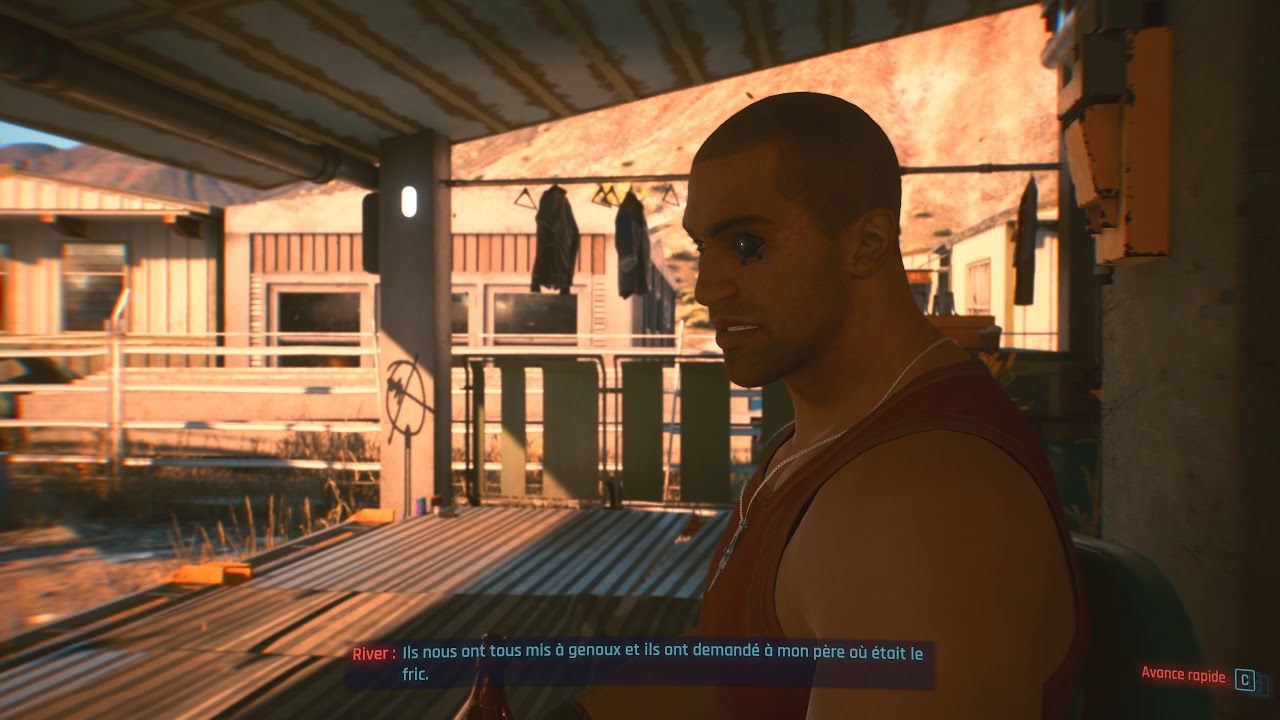 Cyberpunk 2077: Following the River (M/M romance Mod), VOSTFR, 4k HDR 60 fps