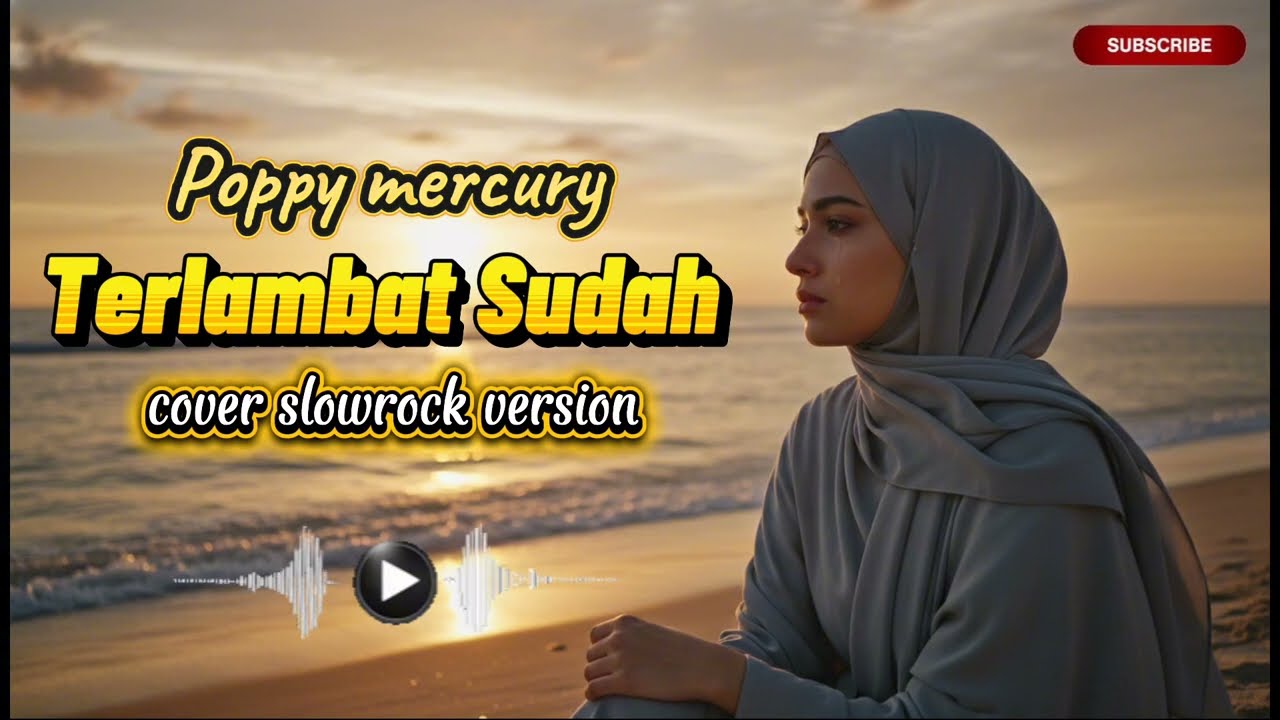 🎶Terlambat Sudah – Poppy Mercury | Cover Slowrock Paling Enak Didengar🎧‼️