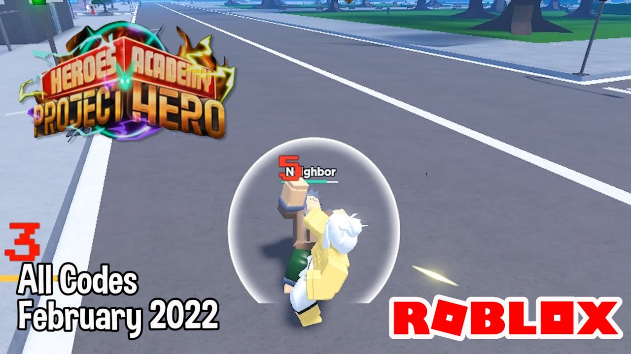 Roblox Project Hero All Codes February 2022