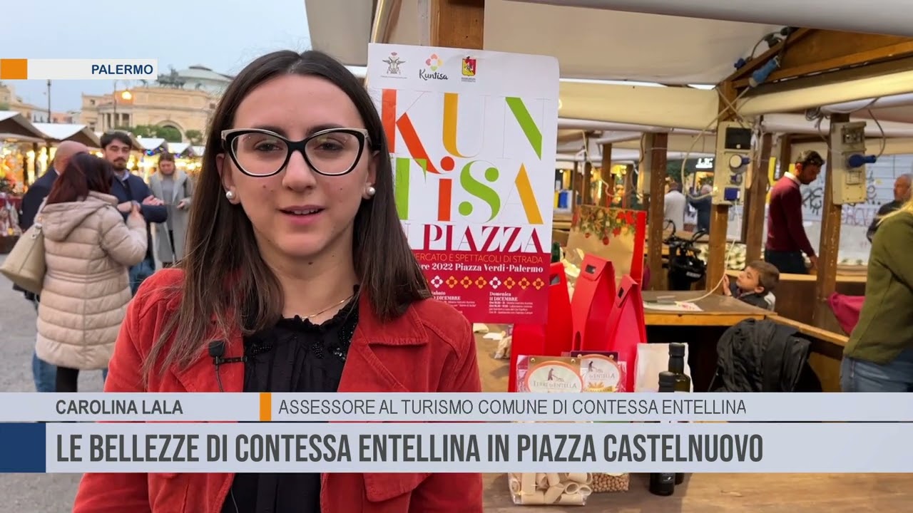 Palermo. Le bellezze di Contessa Entellina in piazza Castelnuovo