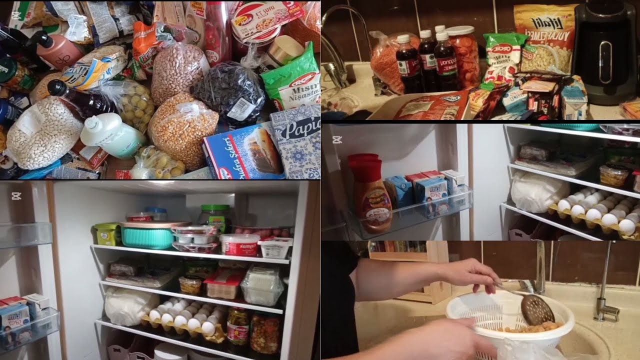 11.000 TL LİK MARKET ALIŞVERİŞİM /BUZDOLABI TEMİZLİĞİ VE DUZENİ