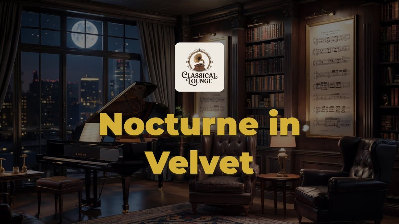 Velvet Nocturnes: Elegant Classical Piano for Night Focus & Relaxation | Soft Nocturne Music