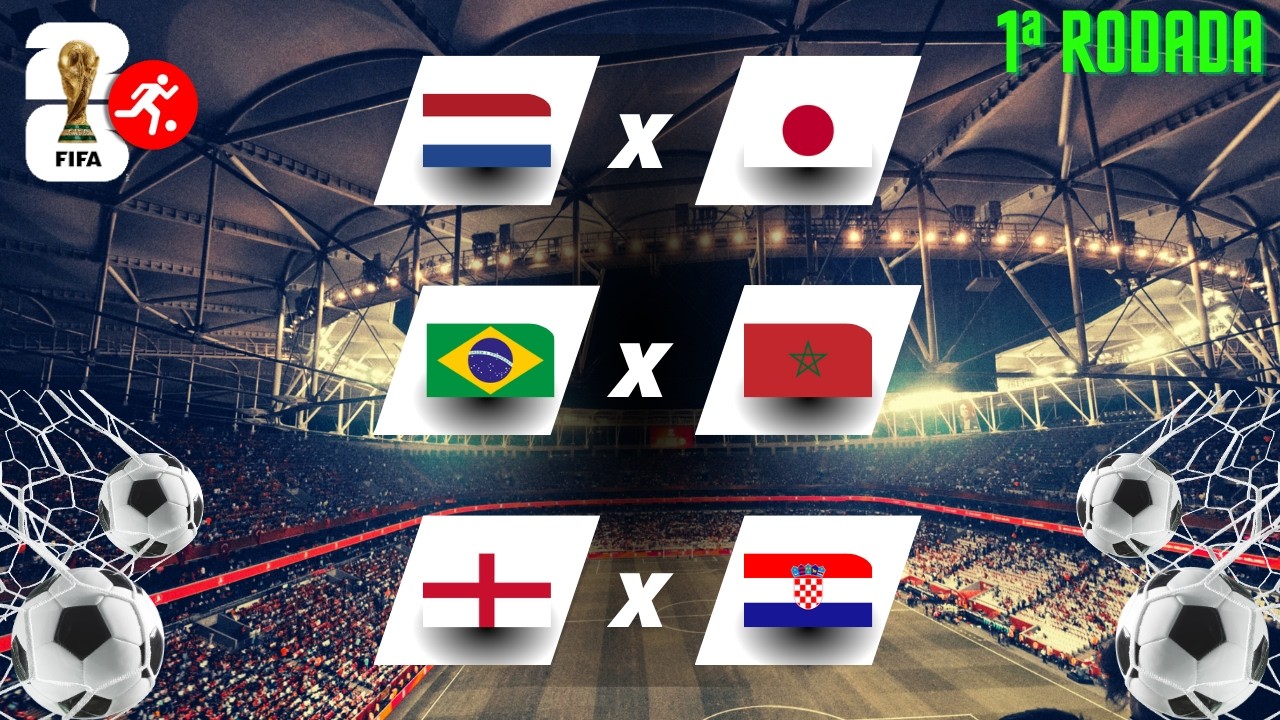 PALPITES | 1&ordf; RODADA | FASE DE GRUPOS | COPA DO MUNDO 2026