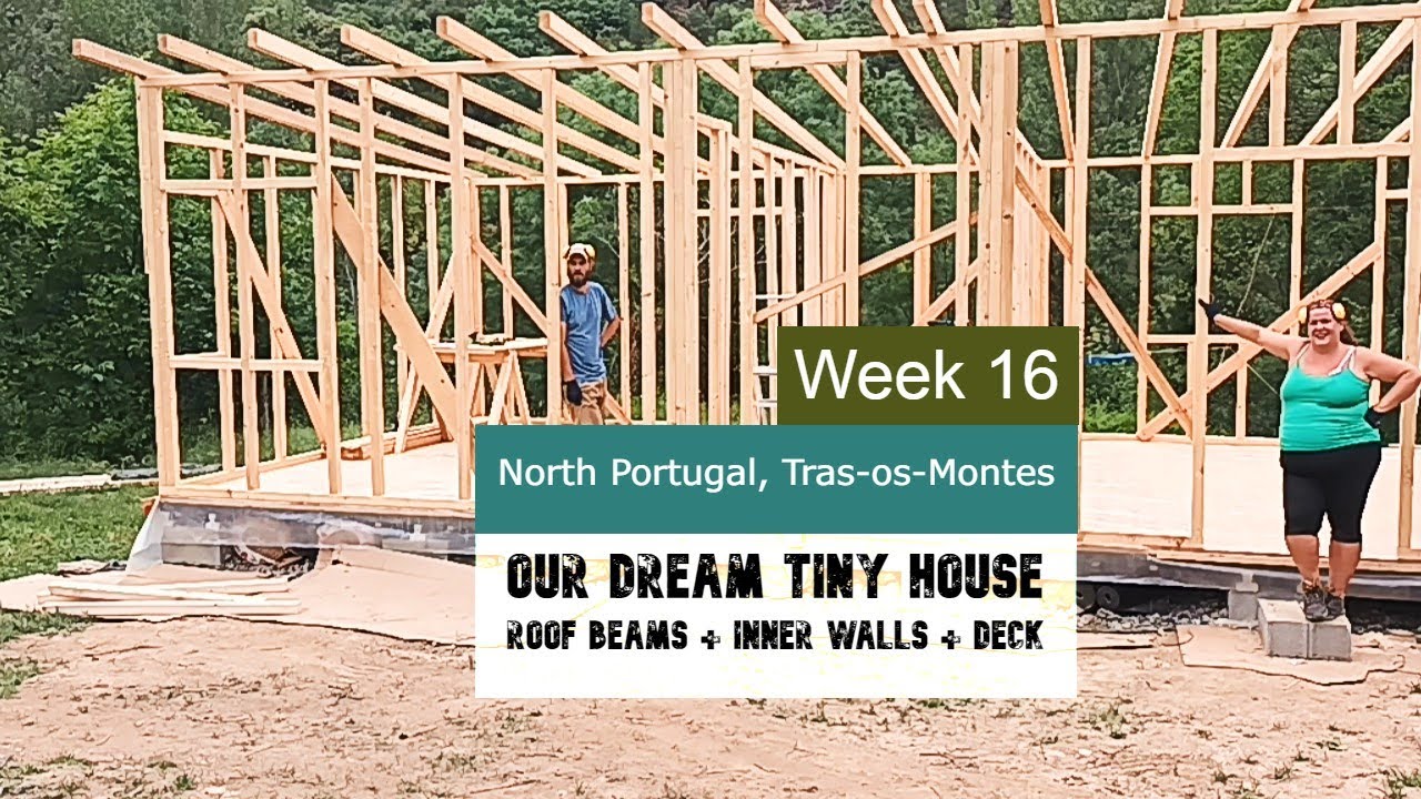 WE'RE Building our DREAM TINY HOUSE in North Portugal -  Tràs-os-Montes 🔨🏠 🔨🧔‍❤👩‍
