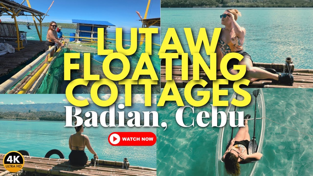 [4K] Nag-Sinulog Kami Sa South Cebu | Pit Señor | Lutaw Floating Cottages, Badian Cebu