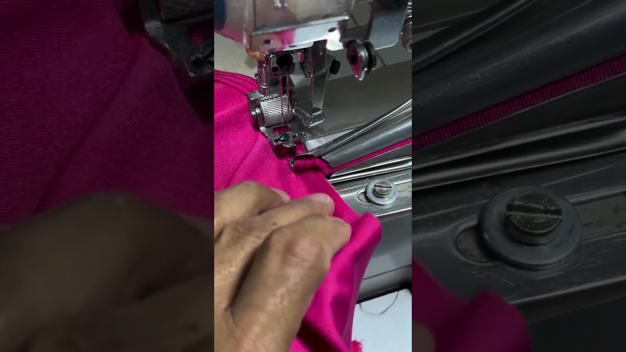 Industrial Coverstitch Sewing Machine Bias Attachment