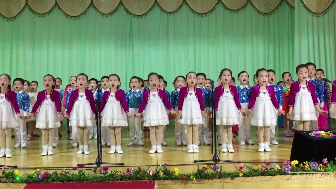 Bonbu Kindergarten Performance in Sinuiju, DPRK / North Korea 2017