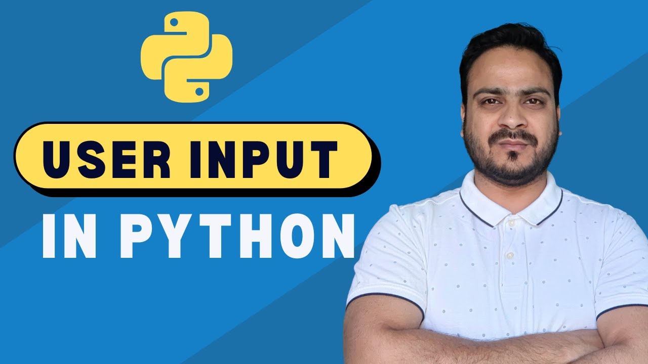 How to get input from user in python