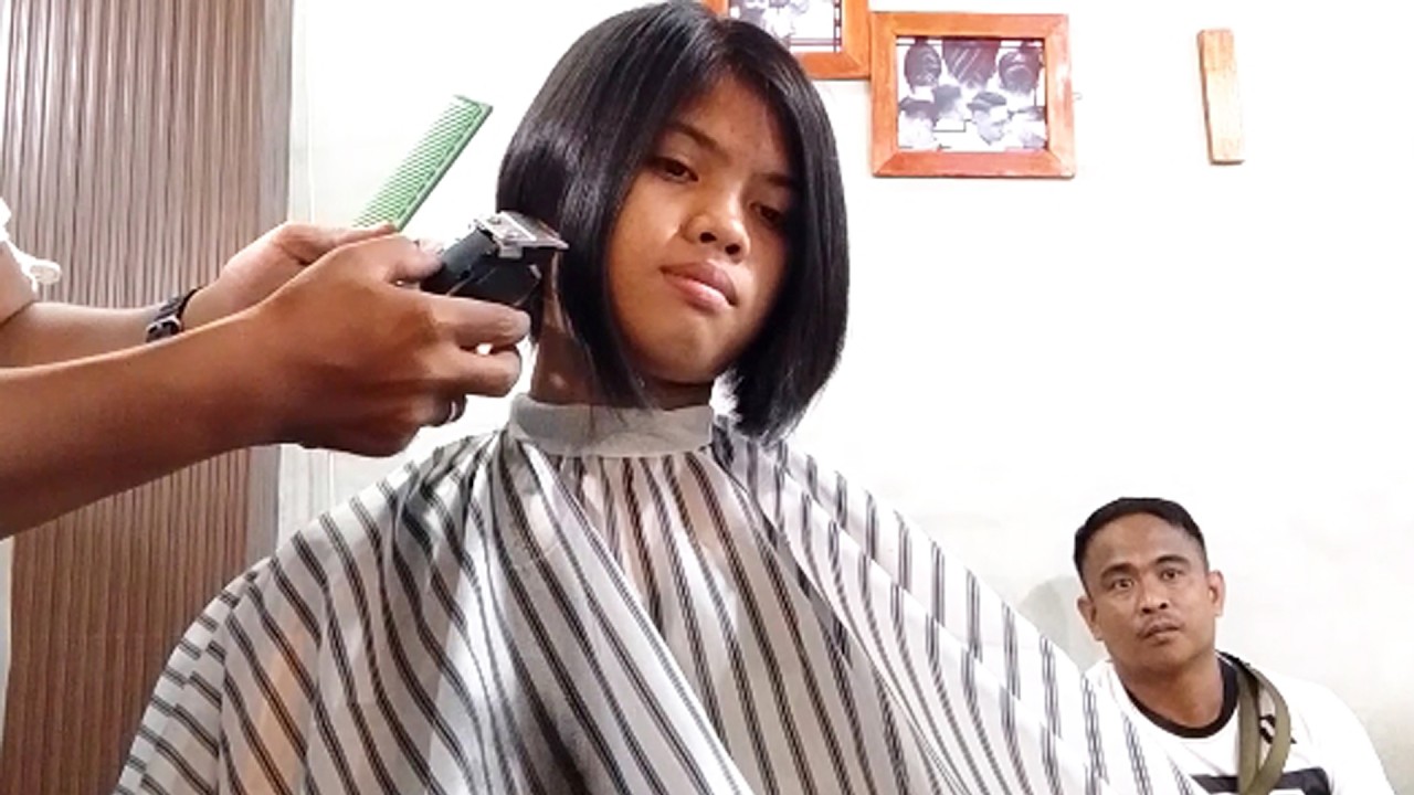 Dad decided: this is your new haircut for school