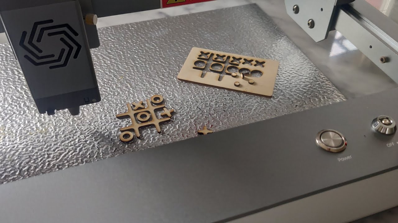 Ortur Laser Master 3 ⚡ make your own Tic Tac Toe Game