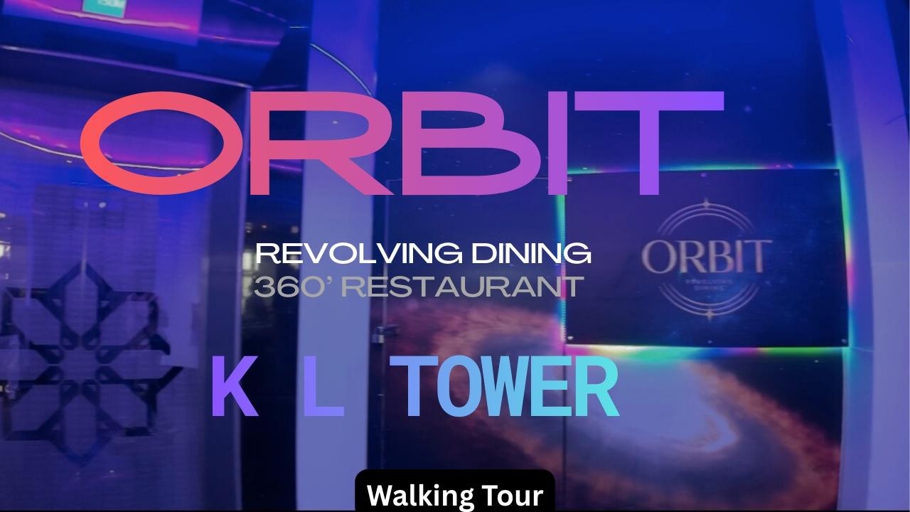 Malaysia 🇲🇾 | KL Tower | Orbit Revolving Dining | 360° Rotating Restaurant At 282 Meter Above Ground