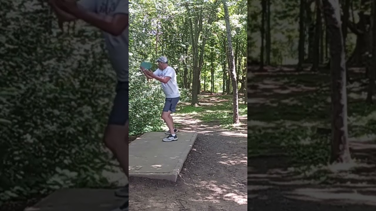 Tee Shot on Hole #1 @ Clay Park Disc ⛳️ Course in Syracuse