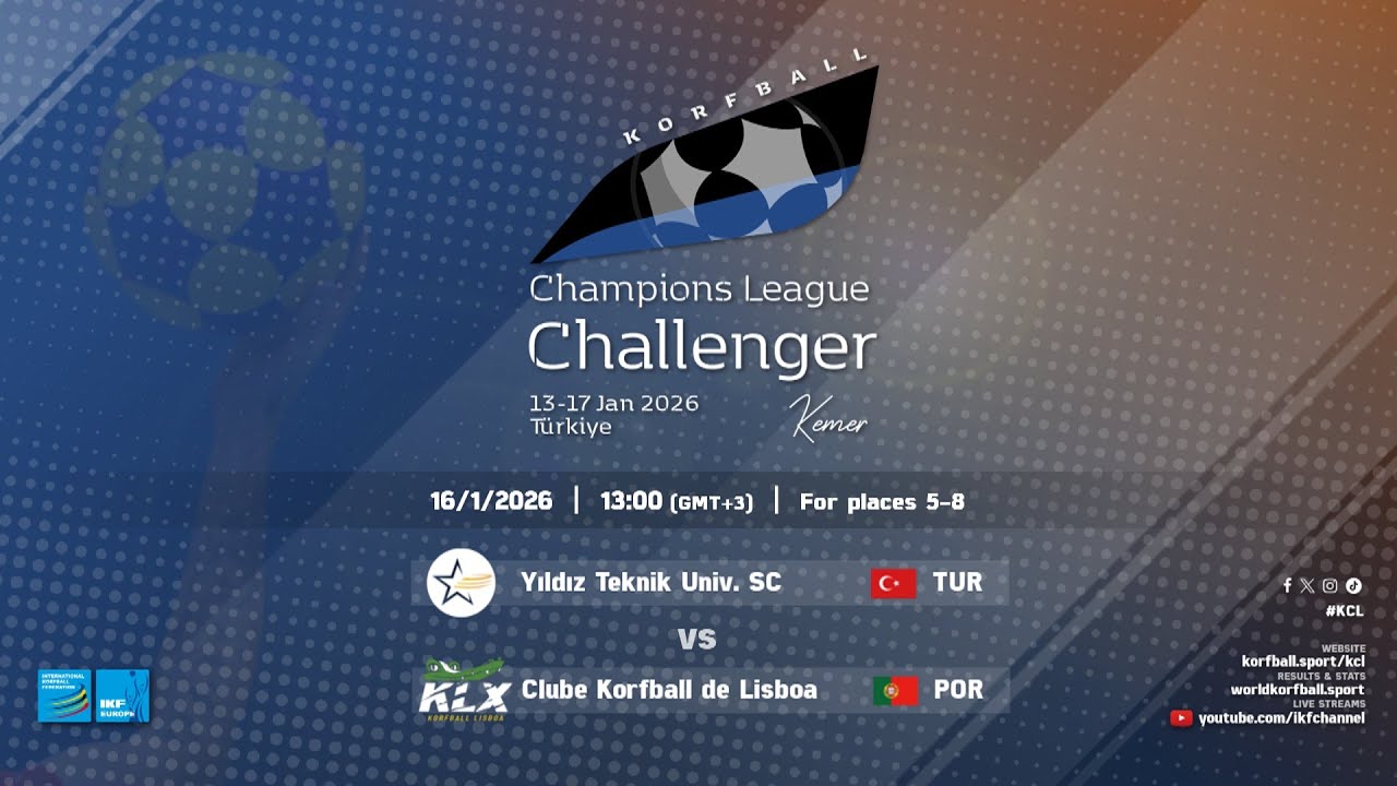Yıldız Teknik Üniv. SC - KLX Lisboa (For 5-8) | IKF KCL Challenger (2025-26)