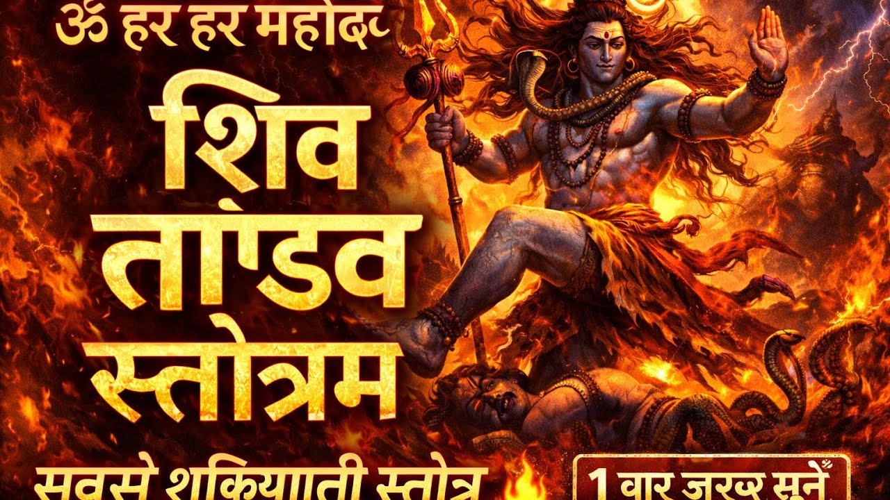 शिव तांडव स्तोत्रम् – महादेव का सबसे शक्तिशाली स्तोत्र | Full Chant